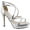 Silver Metallic Synthetic Leather, variant on Touch Ups Womens Lennox Heeled Sandal 5 Taupe