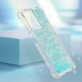 thumbnail image 5 of Slim Fit Phone Case for Redmi Note 12 4G, Glitter Liquid Quicksand Effect Silicone Soft TPU Case with Camera Lens and Screen Protection for Redmi Note 12 4G,LSWT Silvery Blue, 5 of 12