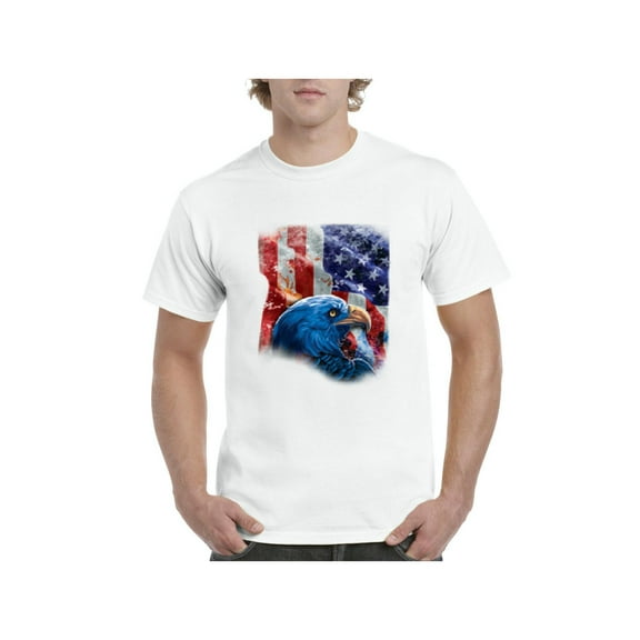 Normal is Boring - Men's T-Shirt Short Sleeve, up to Men Size 5XL - American Flag 4th of July