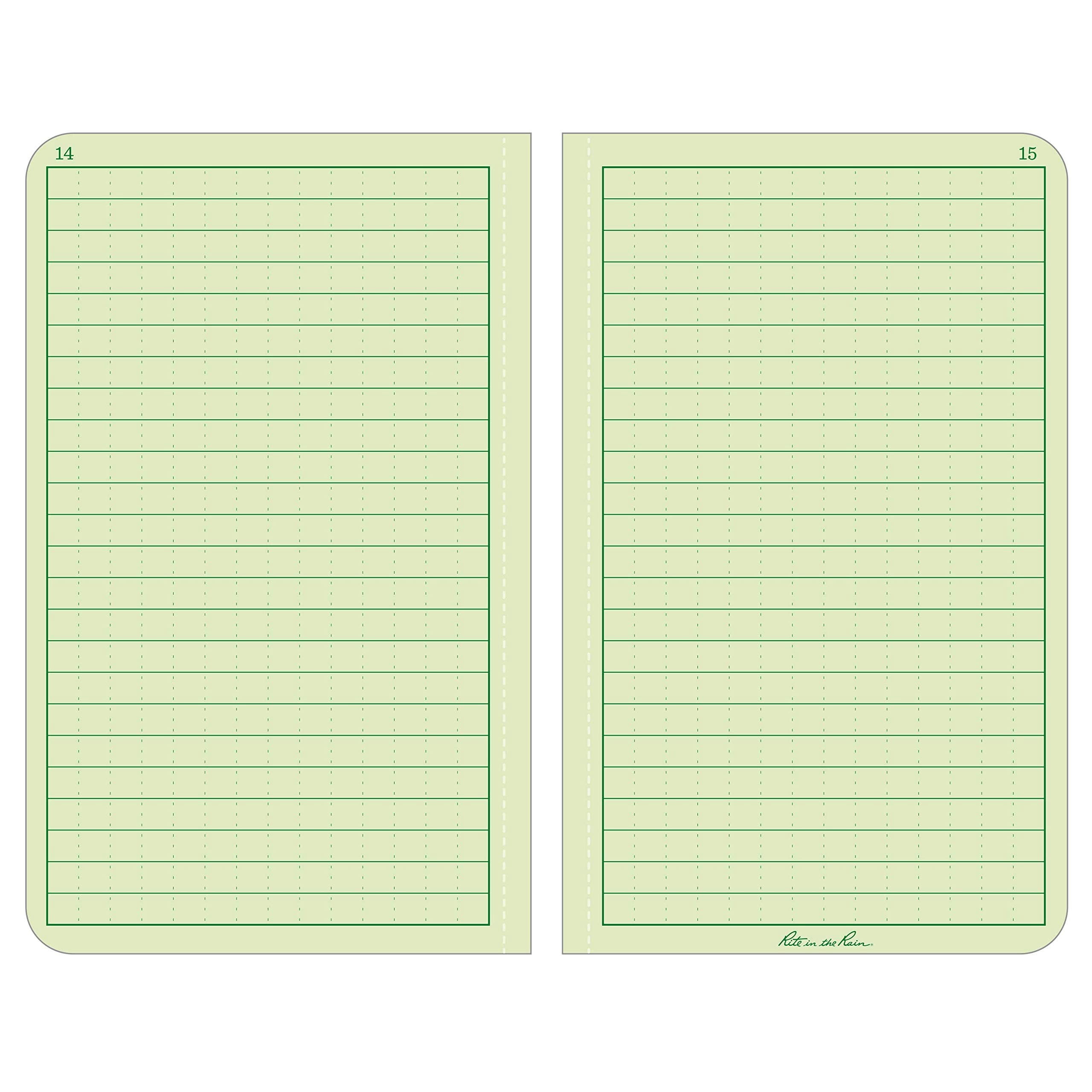 Notebook,Fabrikoid,3-3/4" x 6-1/2" Size 970F-M