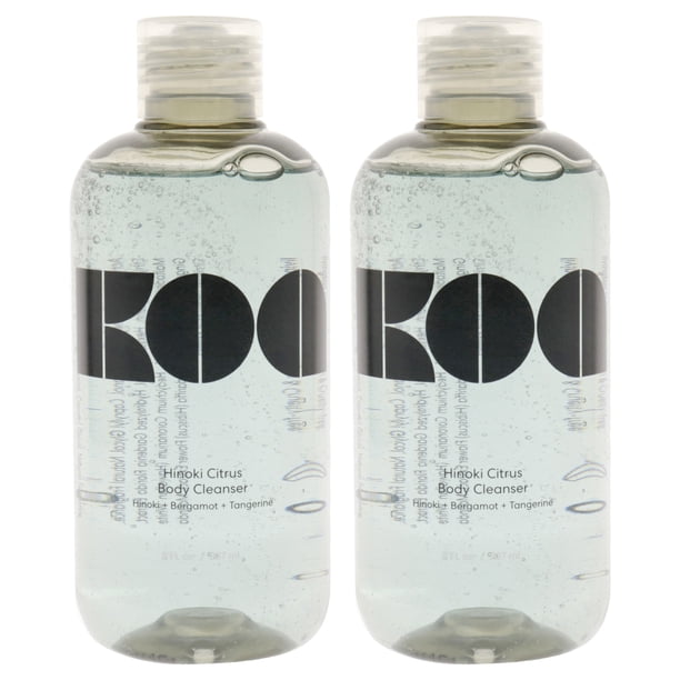 Limpiador corporal Hinoki Citrus de KOA para unisex - Limpiador de 8 oz - Paquete de 2