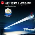 thumbnail image 2 of Flashlight 20000 High Lumens Rechargeable - 30W Super Bright LED Flash Light with LCD Display | 3937ft Beam & 12H Long Lasting USB C Powerful Handheld Flashlight for Home, Camping, Hiking, Emergency, 2 of 6