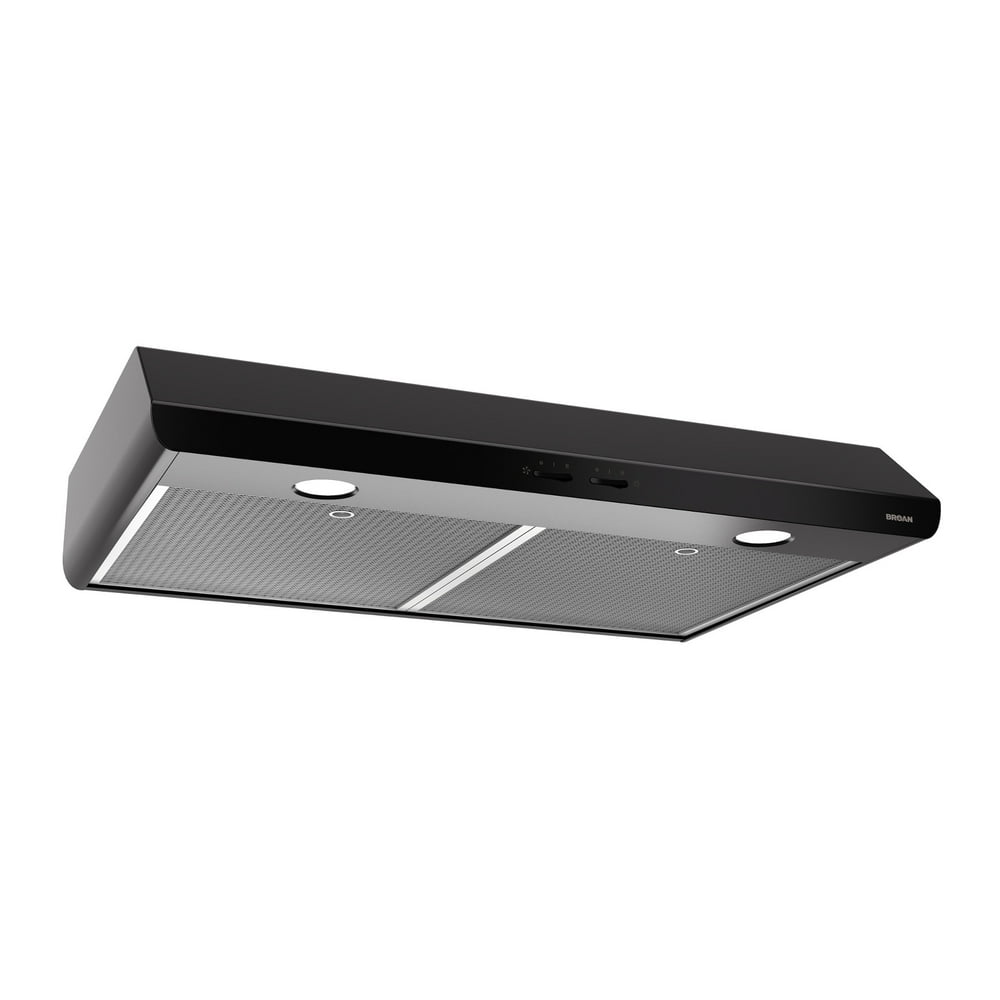 Broan Sahale 30Inch Convertible Range Hood, 250 CFM, Black