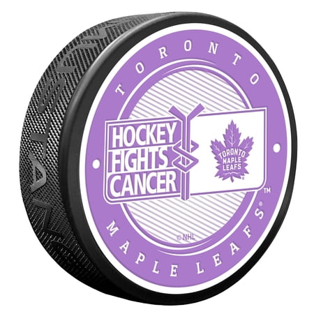 Toronto Maple Leafs Hockey Fights Cancer Puck