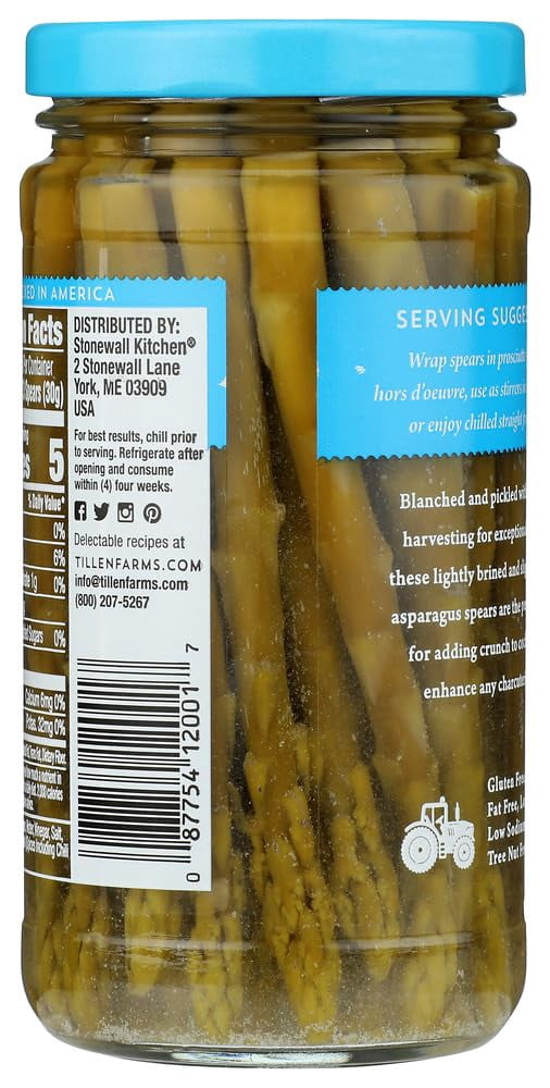 Tillen Farms Asparagus - Pickled - Crispy - 12 oz - case of 6