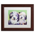 thumbnail image 3 of Trademark Fine Art "Litter Mates" Canvas Art by Pat Saunders-White, White Mat, Black Frame, 3 of 4