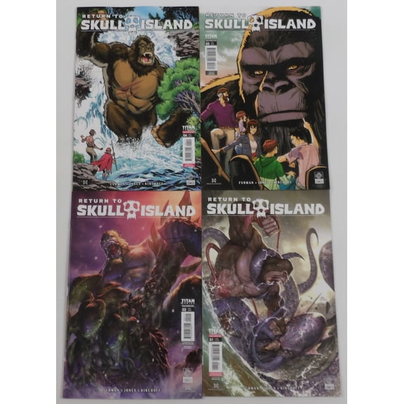 Return to Skull Island #1-4 VF/NM complete series King Kong Monsterverse ; Titan
