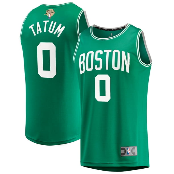Men's Fanatics Branded Jayson Tatum Kelly Green Boston Celtics 2022 NBA Finals Fast Break