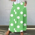 thumbnail image 2 of Summer Saving! Ashirexll Maxi Skirts for Women, Summer Skirts for Women, Summer Women's Fashion Polka Dots Skirt and Striped Skirt Casual Printed Elastic Waist Straight Maxi Skirt, 2 of 5