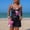 (Fashion 25)Pink, variant on Aimik Women's Beach Vacation Tankini Suit Two Piece Swimsuit Summer Athletic Swim Top and Shorts Bathing Suit