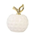 thumbnail image 2 of CarpNettore Fruit Statue Sculpture Desktop Decoration Table Centerpiece Ceramic Fruit Statue Desktop Figurine for Office Bookshelf Decor White, 2 of 9