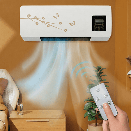Wall Mount Air Conditioner on Clearance, Combined Cooling and Heating 5000 BTU AC Unit, Energy-saving Air Conditioner for Home Bedroom Office