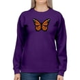 thumbnail image 1 of Monarch Butterfly Art Sweatshirt Women -Image by Shutterstock, Female 5X-Large, 1 of 4