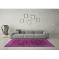 thumbnail image 3 of Ahgly Company Indoor Rectangle Abstract Purple Modern Area Rugs, 4' x 6', 3 of 4