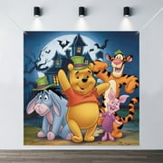 The Winnie the Pooh holiday banner is perfect for adding festive cheer.35.43x35.43in（90x90cm）