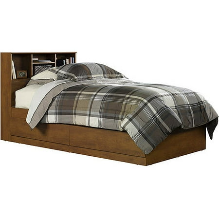 Mainstays Twin Storage Bed Hazelwood Mainstays Twin Storage Bed Hazelwood