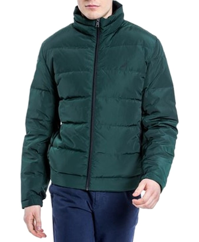 Nautica Nautica NEW Green Mens Size 2XL FullZip Puffer MockNeck