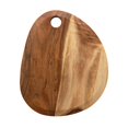thumbnail image 1 of Bloomingville Large Suar Wood Cutting Board with Handle Natural, 1 of 4