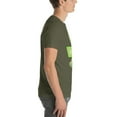 thumbnail image 5 of Cute Smiski Shirt – Kawaii Green Character Tee  (Military Green, M), 5 of 6