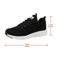 thumbnail image 2 of OUNONA Running Shoes Negros Para Mujer Con Suela Y Resistente Ideales Para Correr Y Uso Casual, 2 of 8