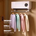 thumbnail image 6 of Advwin Wall Heater Electric Space Heater for Bedroom, 1500W Wall Mount Heater for Indoor Use, Remote Control, Towel Dry, 6 of 10
