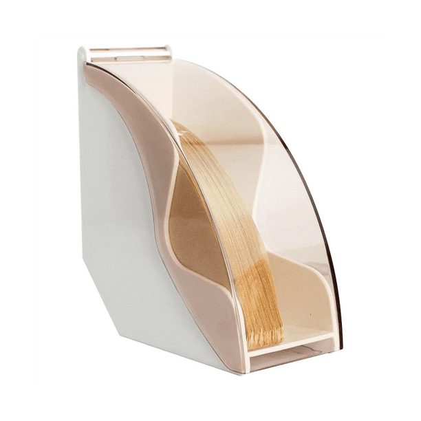 Big Coffee Filter Paper Holder with Acrylic Lid Cone Coffee Filters