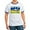 Navy/White, variant on CafePress - Distressed, 80S Style, Ukraine, Ghost Of Kyiv, Zel - 100% Cotton Ringed T-Shirt