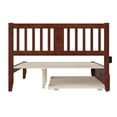 thumbnail image 5 of Tahoe Classic Wood Eco-Friendly Trundle Bed, Queen, Walnut, 5 of 7