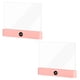 thumbnail image 1 of weibbin LED Transparent Reading Light Smart Book Light Adjustable Brightness Eye Protection USB Charging 2pcs, 1 of 9
