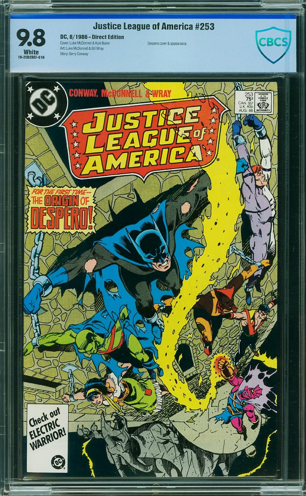 Cover of Justice League of America #253