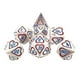 thumbnail image 1 of de dados poliédricos de metal en apariencia de de 7 / set para juguetes de accesorios de s de de casino Estilo 9, 1 of 8