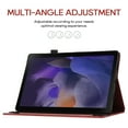 thumbnail image 3 of Allytech Case for Samsung Galaxy Tab A9+ 11.0" 2023 (SM-X210 / SM-X215 / SM-X216) with Pen Holder & Card Pocket, Kickstand Multi-Angle Viewing Shockproof Slim Soft TPU Back Cover Case, Winered, 3 of 9