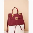 thumbnail image 2 of Women's red handbag with a sense of luxury, 2 of 8