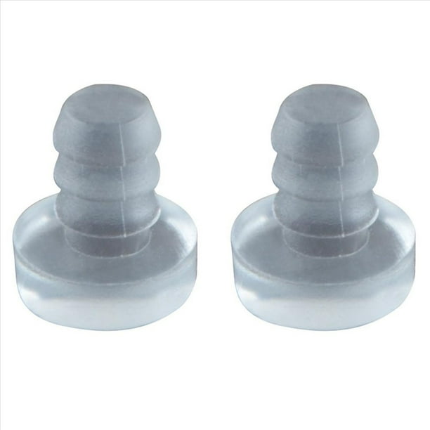 400 Unidades de Gránulos Antichoque para Puertas de Armario de Goma Empotradas de de Mesa de Vidrio para Encimeras de Patio, Se Adapta una Agujeros de 3/16 Pulgadas