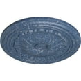 thumbnail image 3 of Ekena Millwork 20 1/2"OD x 1 7/8"P Alexa Ceiling Medallion (Fits Canopies up to 2 7/8"), Hand-Painted Americana Crackle, 3 of 6