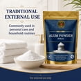 thumbnail image 3 of Spice Magic Food Grade White Alum Powder (Fitkari) | 8 oz (227 g) | Potassium Alum for Pickling & Food Preparation | Fine Powder, Resealable Pouch, 3 of 5