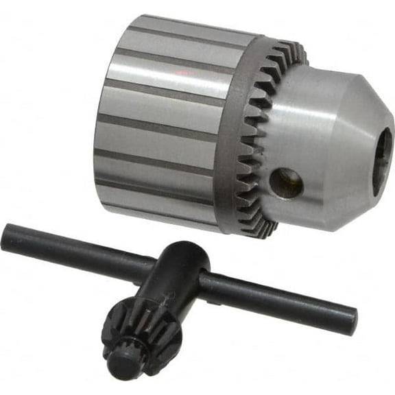 Jacobs 1/2-20, 1.6 to 12.7mm Capacity, Threaded Mount Drill Chuck