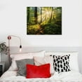 thumbnail image 5 of ONETECH Forest Canvas Wall Art Modern Canvas Painting Sunlight Through Trees Nature Landscape Poster Canvas Art And Wall Art Picture Print Living Room Decoration, 5 of 5