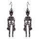 thumbnail image 1 of Pendientes para mujer, regalos para mujer, aretes colgantes vintage de calavera y esqueleto para mujer, accesorios de joyería gótica de bruja para Halloween, aretes modernos pequeños para mujer, 1 of 3