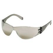 MCR Safety Checklite Eyewear, Silver Frame, Silver Mirror Lens, 1/Each