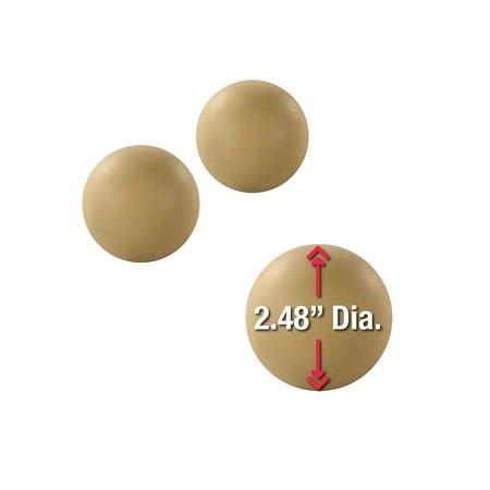 MD Sports Roll and Score Arcade Game Replacement Balls (3 Pack) - Brown