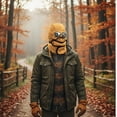 thumbnail image 5 of Winter Thermal Trapper Hat with Goggles & Face Mask - Outdoor Ski Sport Pilot Hat, 5 of 7