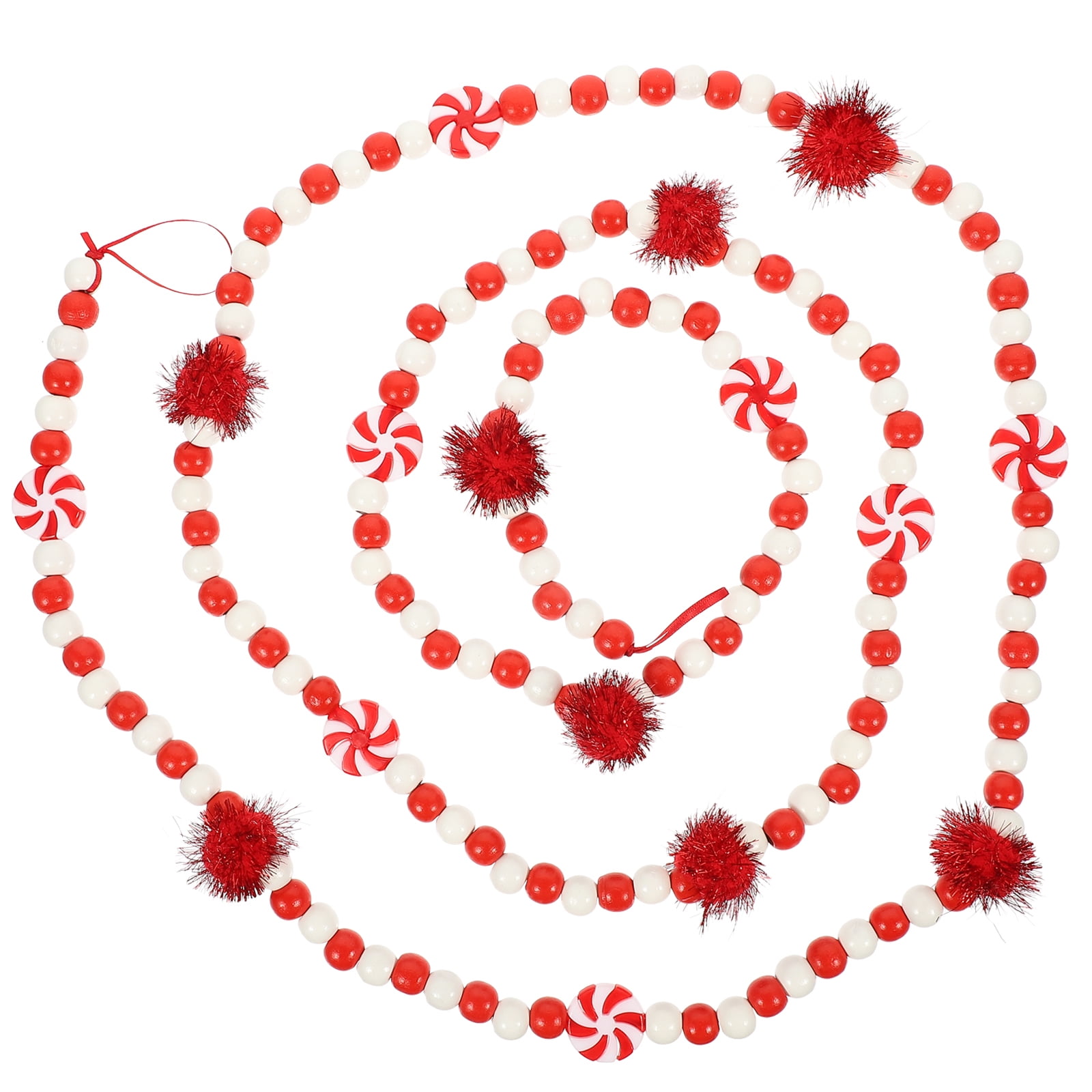 Xmas Beads Candy Garland Beads String Ornament Christmas Tree Decor Window Garland
