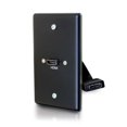 thumbnail image 1 of Plaque Murale Simple Passage HDMI, Noir, 1 of 1