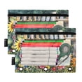 thumbnail image 3 of Sunflowers and Wooden Fence 2 Pack Pencil Pouches Zipper Pencil Case 3 Ring Pencil Pouch Cosmetic Bag, 3 of 6