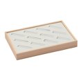 thumbnail image 1 of relayinert Wood Impact-resistant Jewelry Display Tray Wide Application Non-toxic Odorless Exquisite Craft White 1Set, 1 of 6