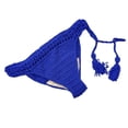thumbnail image 3 of Breathable Low Rise Drawstring Hand Crochet Swimming Sunbathing Thongs Bikini, 3 of 11