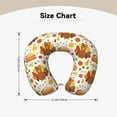 thumbnail image 5 of Xecao Thanksgiving With Turkey Print Memory Foam Cervical Neck Pillow Versatile U-Shaped Pillows for Home,Office,Camping,Travelling,Soft Washable Cover, 5 of 8