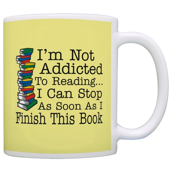 ThisWear Bookworm Gifts Not Addicted to Reading Can Stop Soon Finish This Book 11 ounce Coffee Mug Page