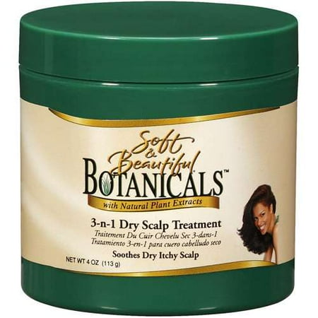 Pro Line Soft & Beautiful Botanicals 3-N-1 Dry Scalp Treatment, 4 oz